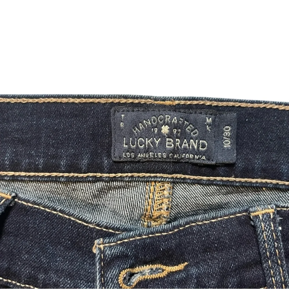 Lucky Brand Brooke Skinny Jeans Women’s Size 10 / 30 Dark Wash Mid-Rise - Picture 5 of 6